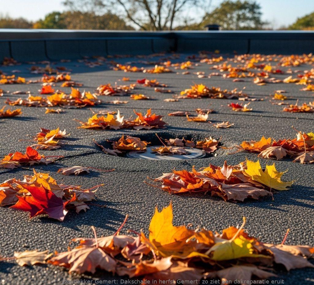 Dakschade In Herfst Gemert